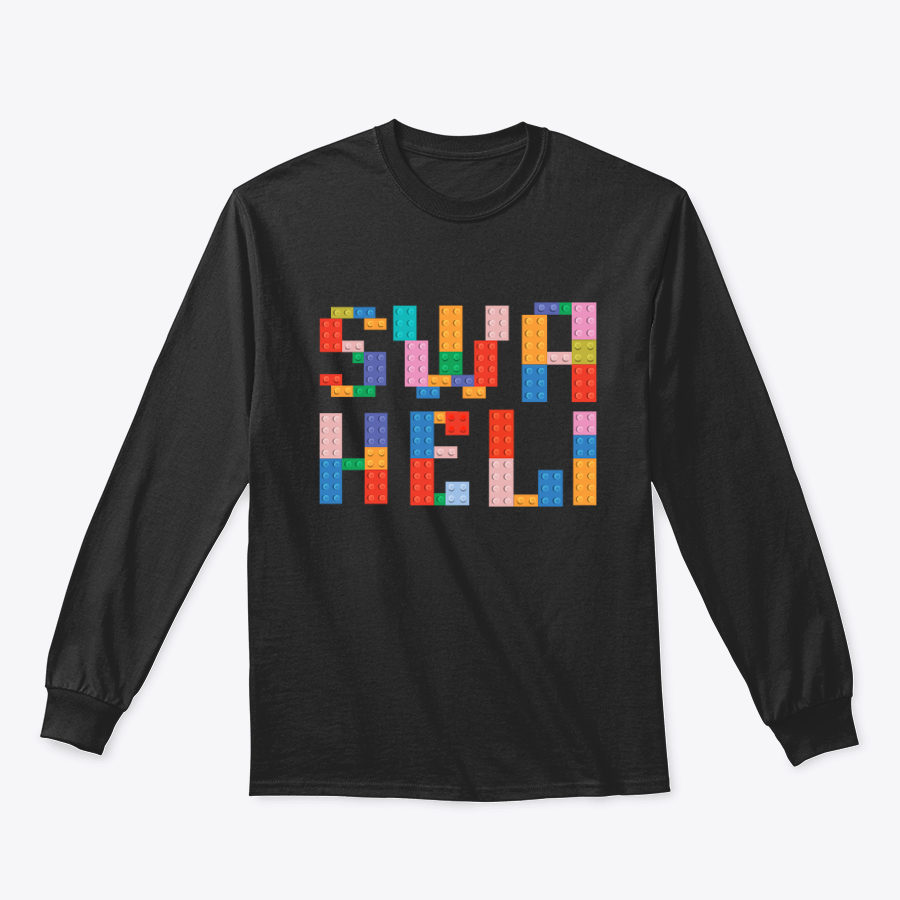 Lego Style Logo Long Sleeved Tshirt Black